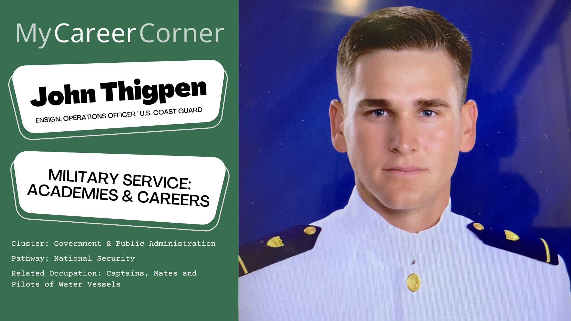 Military Service: Academies & Careers with John Thigpen