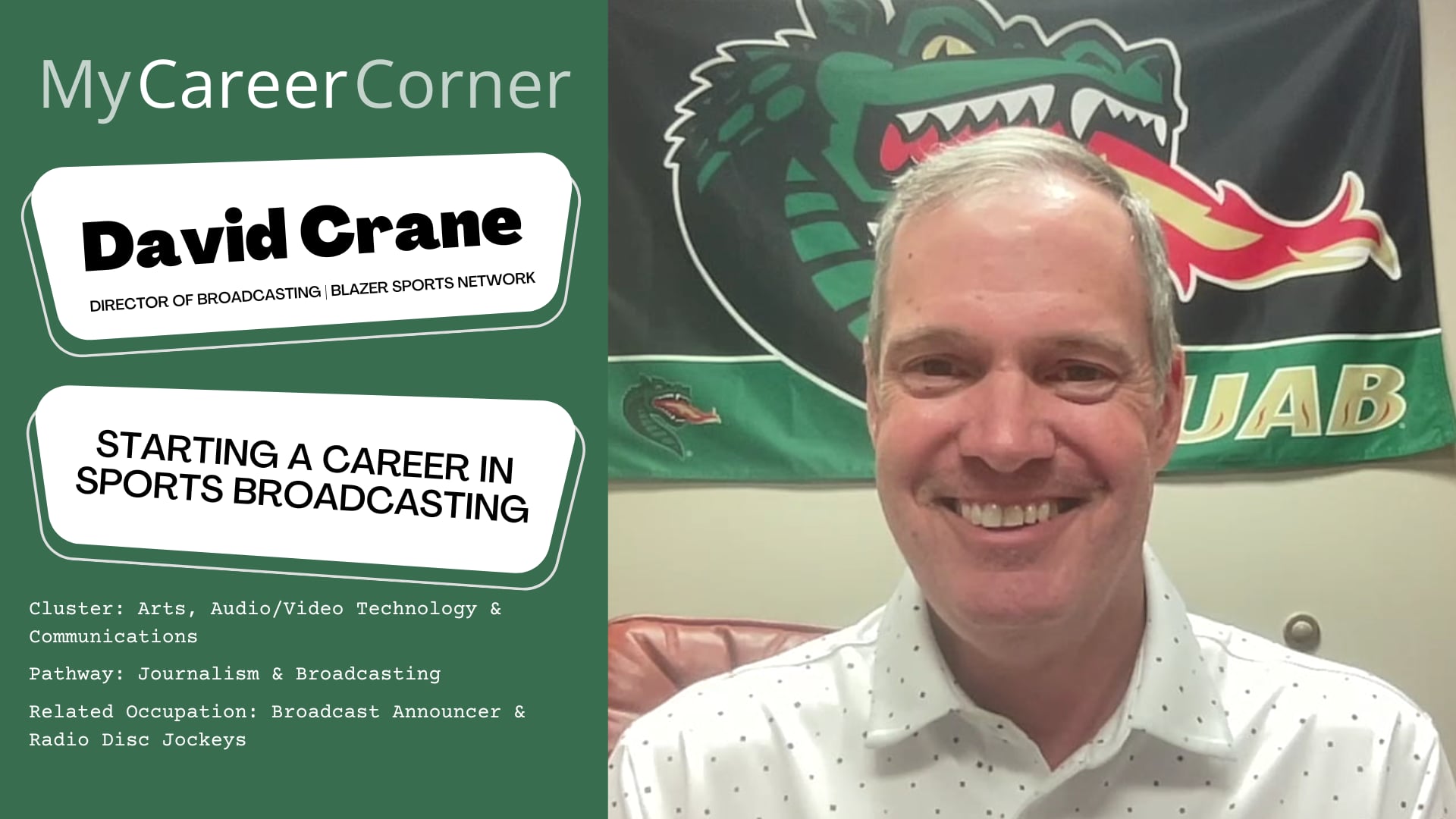 Starting a Career in Sports Broadcasting with David Crane